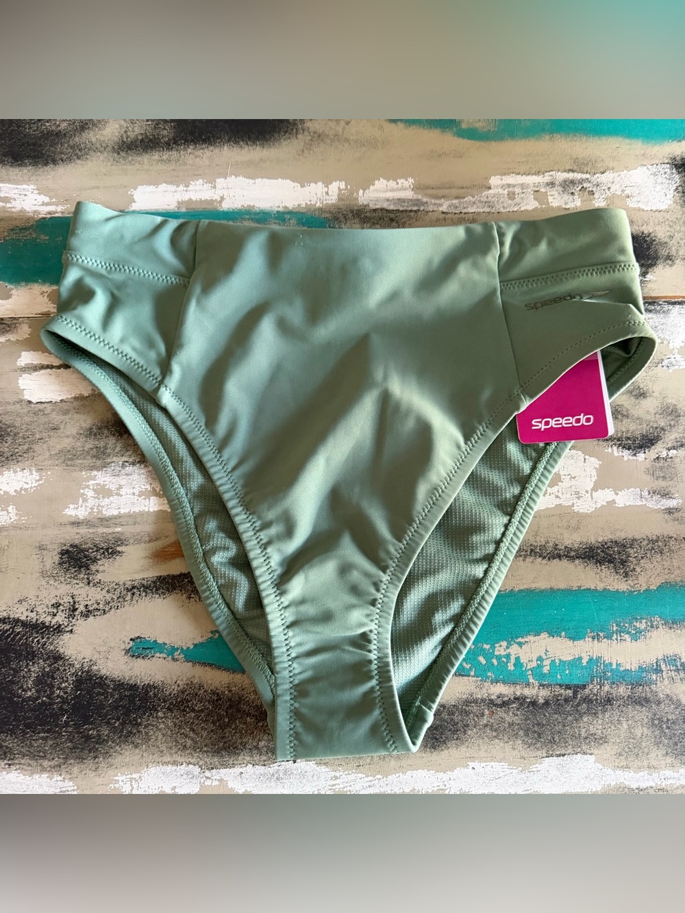 Speedo Women's Sage Green Bikini Bottoms